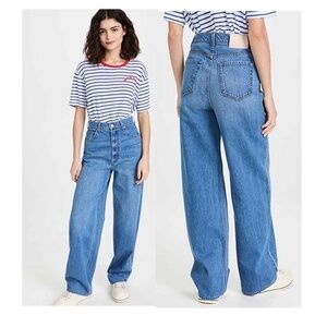 MOTHER denim 'Snacks'-Yummy Puddle wide legJean, in Delicious Memories, Size 28